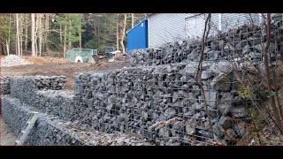 Pool phase 2  That Damn Retaining Wall  Gabion Cage [upl. by Merriam]