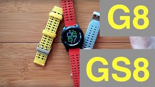 No1 GS8 G8 Dual Mode Smartwatch Review amp FREE Bands [upl. by Zarihs]