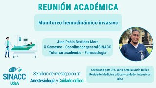 Reunión académica Monitoreo Hemodinámico Invasivo [upl. by Innig]