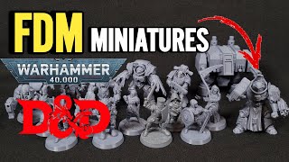 How to FDM Print Miniatures DnD amp Warhammer 40K Bambu A1 Mini Guide [upl. by Mackler]