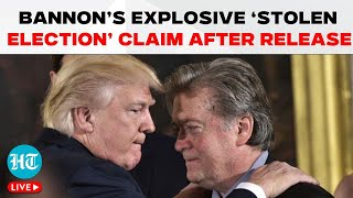 Steve Bannon LIVE  Trump Ally Steve Bannon Speaks Out In News Conference After Prison Release [upl. by Ojok528]