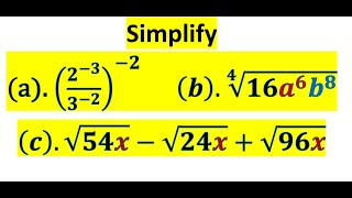 Simplifying RadicalsSurds [upl. by Llecrep]