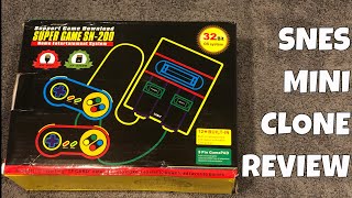 Super Nes Mini Clone Review Super Game SN200 [upl. by Gere]