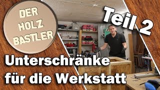 Unterschrank und Kappsägestand für die Werkstatt selber bauen  Teil 2 [upl. by Taam]