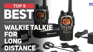 5 Best Walkie Talkie for Long Distance in 2025  Most Popular [upl. by Atika]