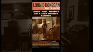 LONNIE DONEGAN quotRock Island Linequot Guitar cover live at Sun Records Memphis by Logan Paul Murphy [upl. by Sirmons]