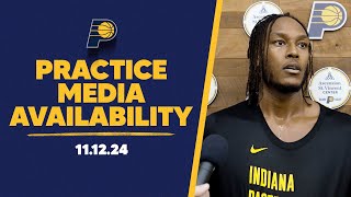 Indiana Pacers Media Availability  November 12 2024 [upl. by Adnal]