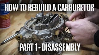 How to rebuild an Edelbrock or Carter AFB carburetor  Part 1  Disassembly  Hagerty DIY [upl. by Tammany]