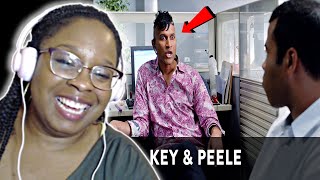 FIRST TIME WATCHING Key amp Peele  Office Homophobe  REACTION [upl. by Ahcilef]