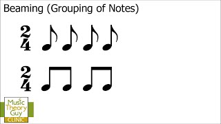 Clinic Beaming Grouping of Notes  Part 1 [upl. by Sirromal]