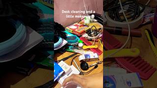 Desk ഒന്ന് clean ചെയ്ത് സെറ്റാക്കാം desk makeover deskmakeover organizationwellwisher cleaning [upl. by Einna]