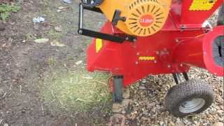 13hp Wood Chipper Shredder IN ACTION [upl. by Bibah995]