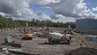 Allander Leisure Centre Time Lapse Video June 2021 [upl. by Laemaj]