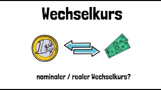 Der Wechselkurs  Nominaler und Realer Wechselkurs  Devisenmarkt  einfach erklärt [upl. by Masson535]