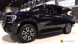 2022 GMC Yukon AT4  Exterior Interior Walkaround  2022 Chicago Auto Show [upl. by Anrol]