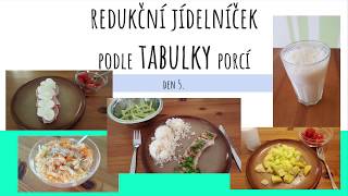 Redukční jídelníček 5 den cca 6500 kJ 1550kcal [upl. by Ahsenauj700]