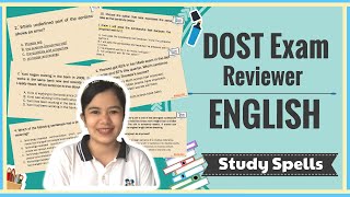 DOST Scholarship Exam Reviewer  English [upl. by Yadnus168]