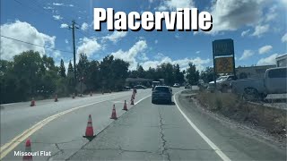 Placerville California  Drive Tour  Missouri Flat Area [upl. by Aisul]