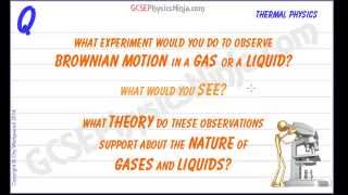 GCSE Physics  Brownian Motion [upl. by Aisenet411]