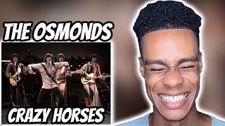 The Osmonds  Crazy Horses  FIRST TIME REACTION [upl. by Milan465]