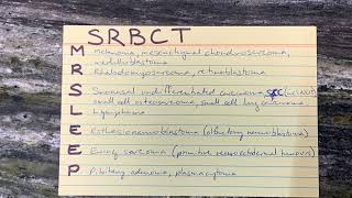 Small round blue cell tumor  differential diagnosis  MR SLEEP [upl. by Aeriel441]