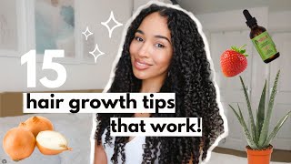 15 Hair Growth Tips that work [upl. by Gross]