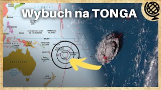 Wulkan  tsunami Co wydarzyło się na TONGA 🗺️ Motyl i Globus 31 [upl. by Chapman]