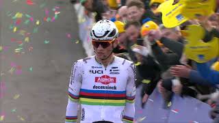 Mathieu van der Poel domineert Flandriencross 2024  X20 Badkamers Trofee  Race highlights [upl. by Cassandra]