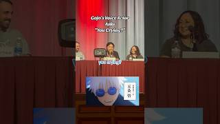 Gojo’s Voice Actor Says “You Crying” Shorts [upl. by Jeffrey]