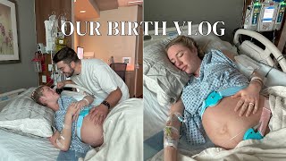 Our Birth Vlog  Labor and Delivery of Our First Baby [upl. by Brant]