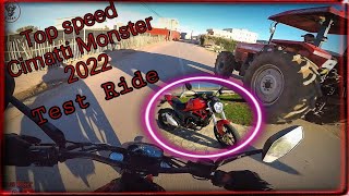 Top Speed Test Ride Cimatti Monster 2022 السرعة القصوى [upl. by Draude]