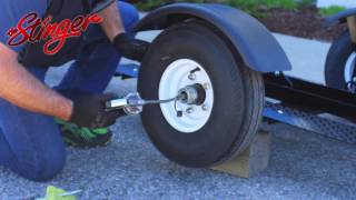 How to Properly Grease a Trailer TireHub [upl. by Marve149]