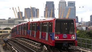 Docklands Light Railway in London 2015 [upl. by Juliann]