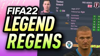 HOW TO CREATE LEGEND REGENS IN FIFA22 [upl. by Rednaeel]