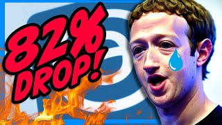 Threads PLUMMETS 82 in One Month Facebooks Worst FAILURE [upl. by Amoakuh]