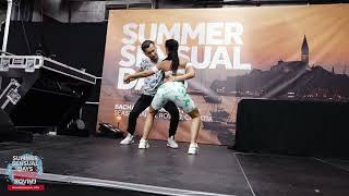 Arnold amp Dorka  Bachata Workshop Demo  Summer Sensual Days Rovinj  2022 [upl. by Ahsitahs]