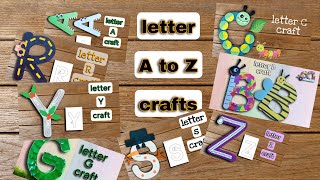 letter A to Z crafts ideas  alphabet crafts  spring kiddo paper crafts [upl. by Neural]