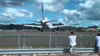 St Maarten takeoffs and landings [upl. by Tila231]