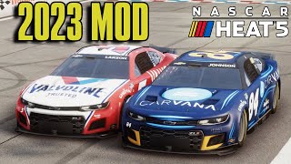 THE NASCAR HEAT 5 2023 MOD IS AMAZING [upl. by Jacintha]