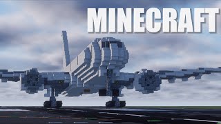 【PV】飛行機を作って動かしてみた【Minecraft】 [upl. by Demetre]