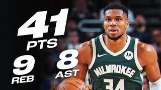 Giannis Antetokounmpo GOES OFF For 41 PTS In Bucks W  November 20 2024 [upl. by Ennire]