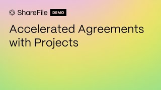 Accelerate Your Agreements Customize Folder and Project Options with ShareFile [upl. by Thera868]