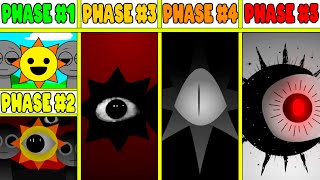 Phase 1 VS Phase 2 VS Phase 3 VS Phase 4 VS Phase 5 in Incredibox Sprunki [upl. by Atinhoj136]