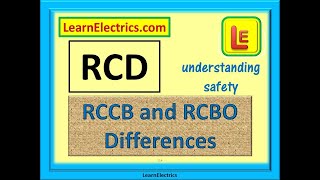 RCD  RCCB and RCBO Differences explained [upl. by Barn]