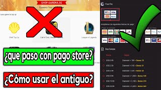 QUE PASO CON PAGO STORE 🤔 COMO USAR EL ANTIGUO PAGO STORE✅  Celular y PC [upl. by Eceerahs670]