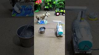 Mini motor water pump project cow video  19 [upl. by Brenda]