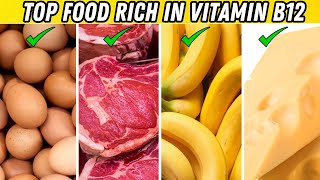 Top best Foods Rich in Vitamin B12  Foods Rich In Vitamins [upl. by Nickolaus]