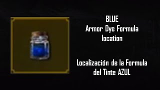 The Witcher 3 Blood amp Wine  Blue armor dye location formula formula tinte azul [upl. by Hubert]