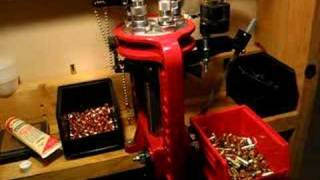 Lee LoadMaster Reloading Press Operation [upl. by Ramhaj]