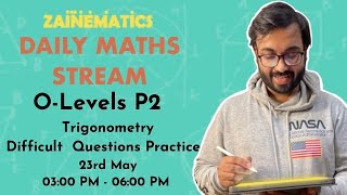 O LEVELS TRIGONOMETRY QUESTIONS PRACTICE ONLY [upl. by Julissa]